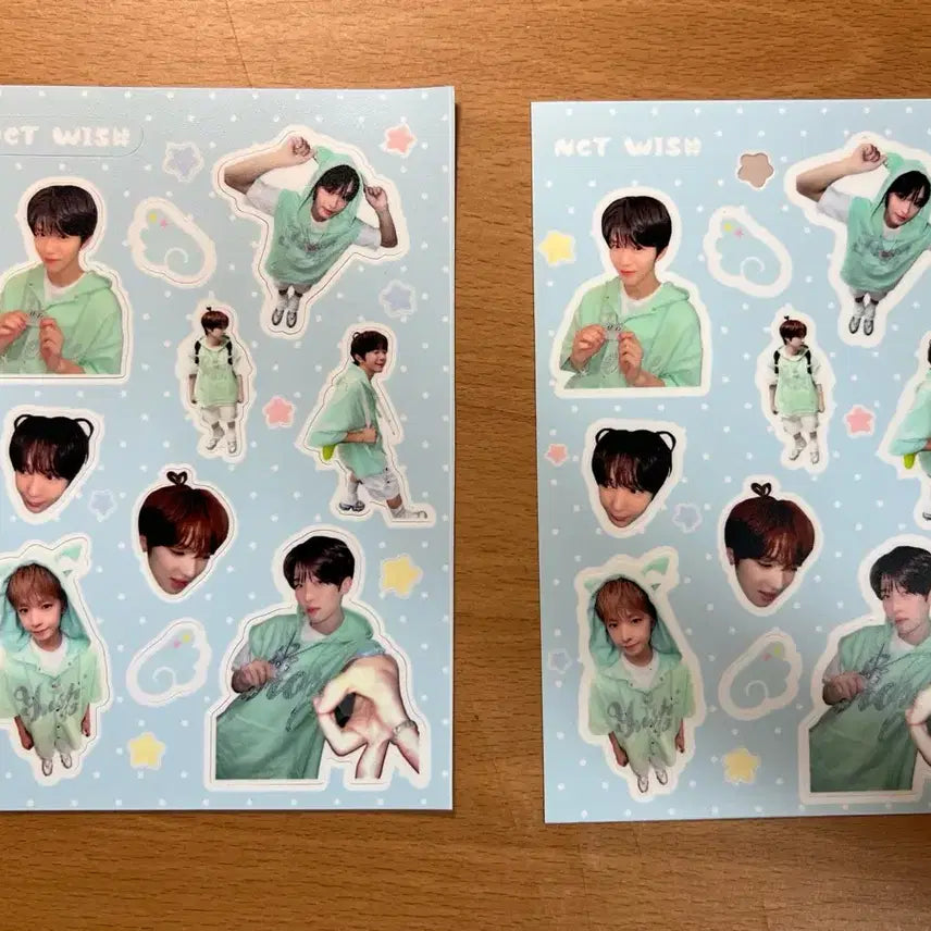 [BUNJANG] NCT WISH Unofficial Goods Sticker Set / 엔시티위시 비공굿 스티커 판매