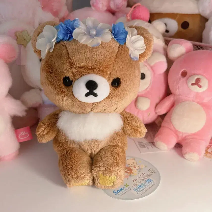 [BUNJANG] Rilakkuma Meets Theme Flower Crown Plush / 차이로이코구마 meets테마 화관 인형