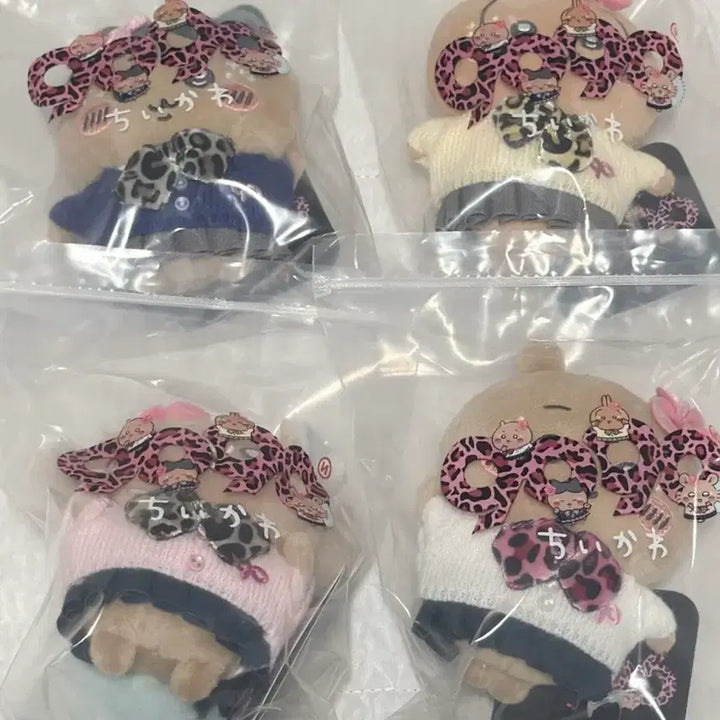[BUNJANG] Chiikawa Hachiware Usagi Momonga 4-Piece Set / 9090 갸루 치이카와 하치와레 우사기 모몽가 4종 세트