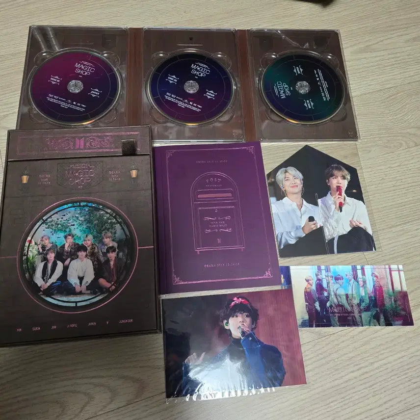 [BUNJANG] BTS Japan Magic Shop Blu-ray V Photocard Set / 방탄 일본 매직샵 블루레이 태형 인화사진 포함 풀셋양도. bts 일직샵 뷔