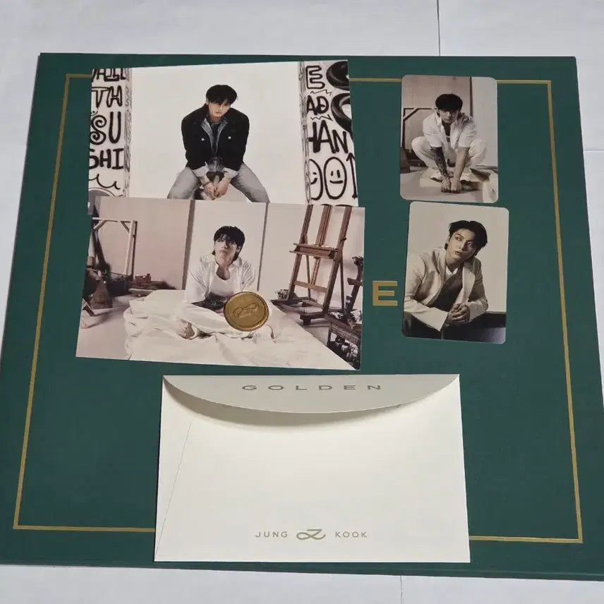 [BUNJANG] Jungkook - GOLDEN [Colored LP] Vinyl / [LP] 정국 - GOLDEN [컬러 LP] LP 바이닐 엘피