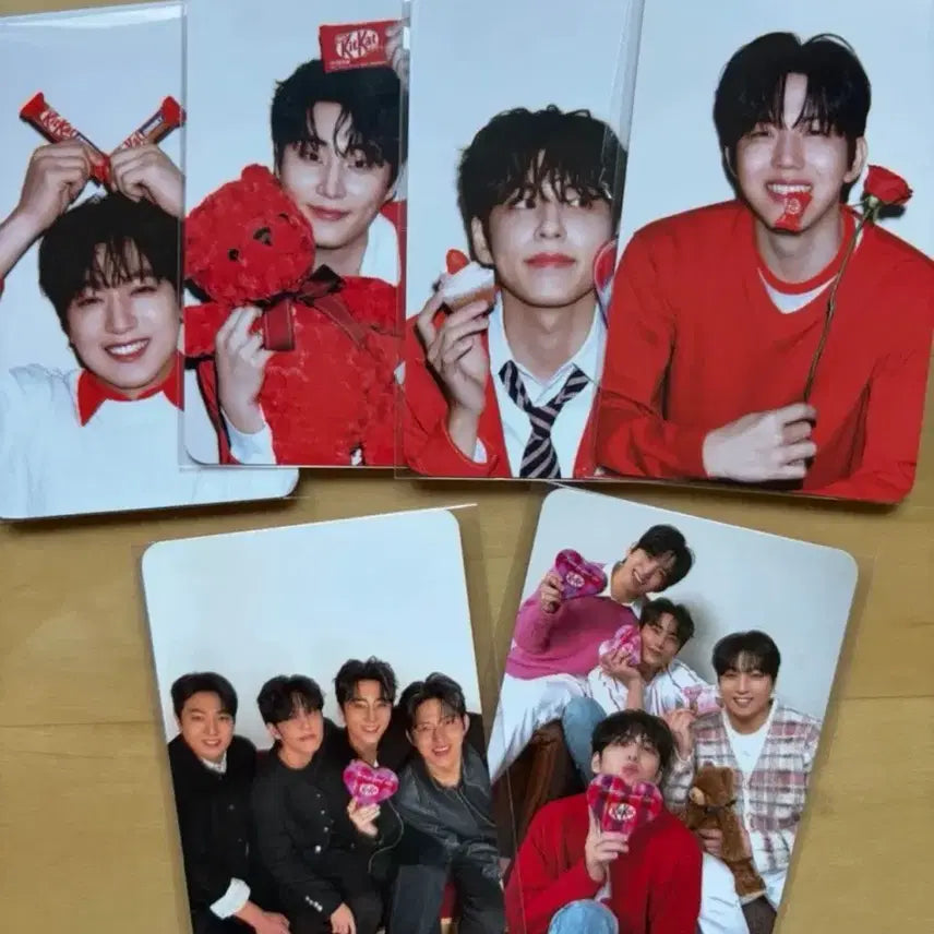 [SOLD OUT] [BUNJANG] Day6 KitKat Limited Edition Photocard Set Bundle / 7월만 급처) 데이식스 킷캣 한정판 포토카드 포카 세트 일괄