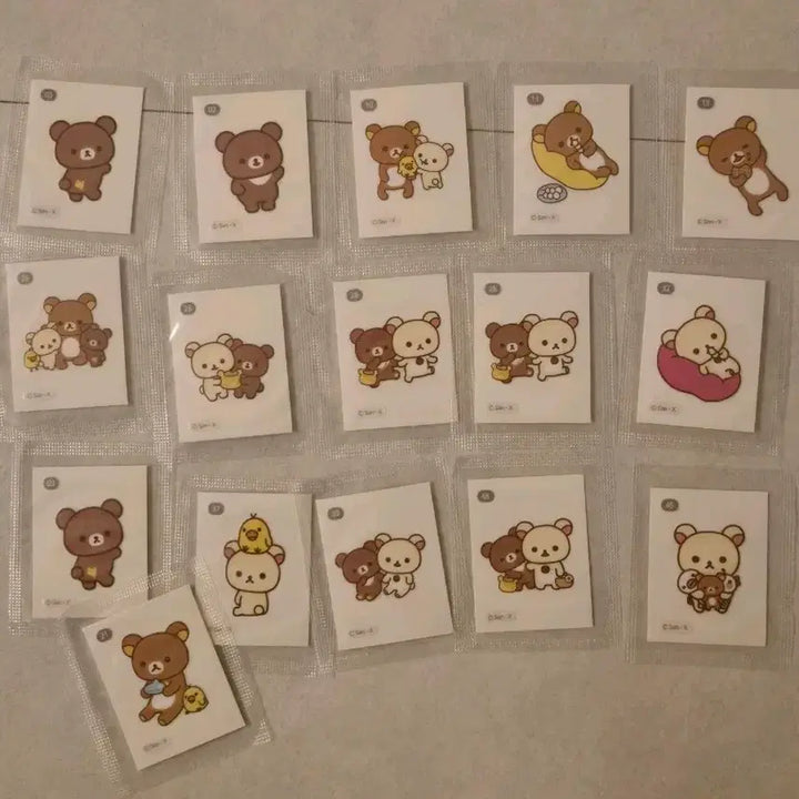 [BUNJANG] Rilakkuma Discontinued 24 Types Sticker Bundle Set / 오늘만할인[일괄]리락쿠마 띠부실 24년도 단종템