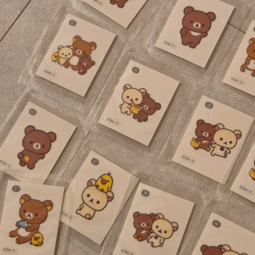 [BUNJANG] Rilakkuma Discontinued 24 Types Sticker Bundle Set / 오늘만할인[일괄]리락쿠마 띠부실 24년도 단종템