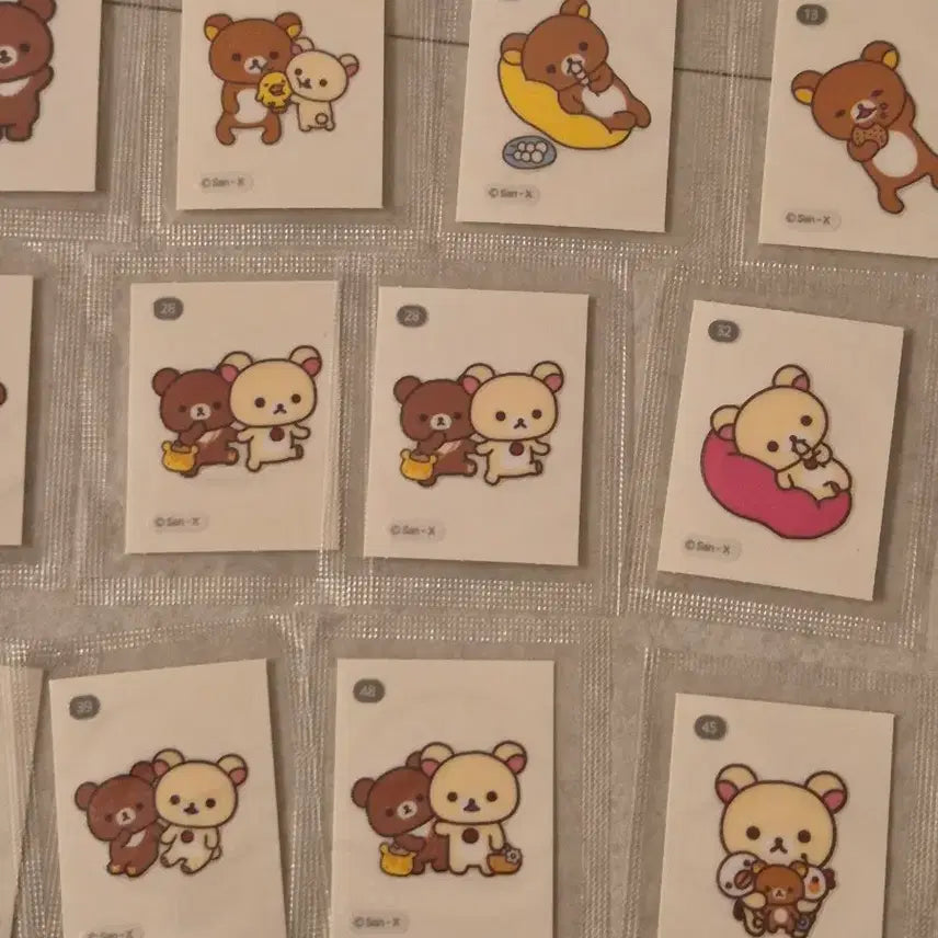 [BUNJANG] Rilakkuma Discontinued 24 Types Sticker Bundle Set / 오늘만할인[일괄]리락쿠마 띠부실 24년도 단종템