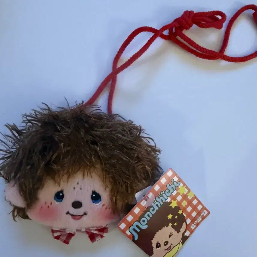 [BUNJANG] Mokomoko Monchhichi Brown Pouch / 모코모코 몬치치 파우치