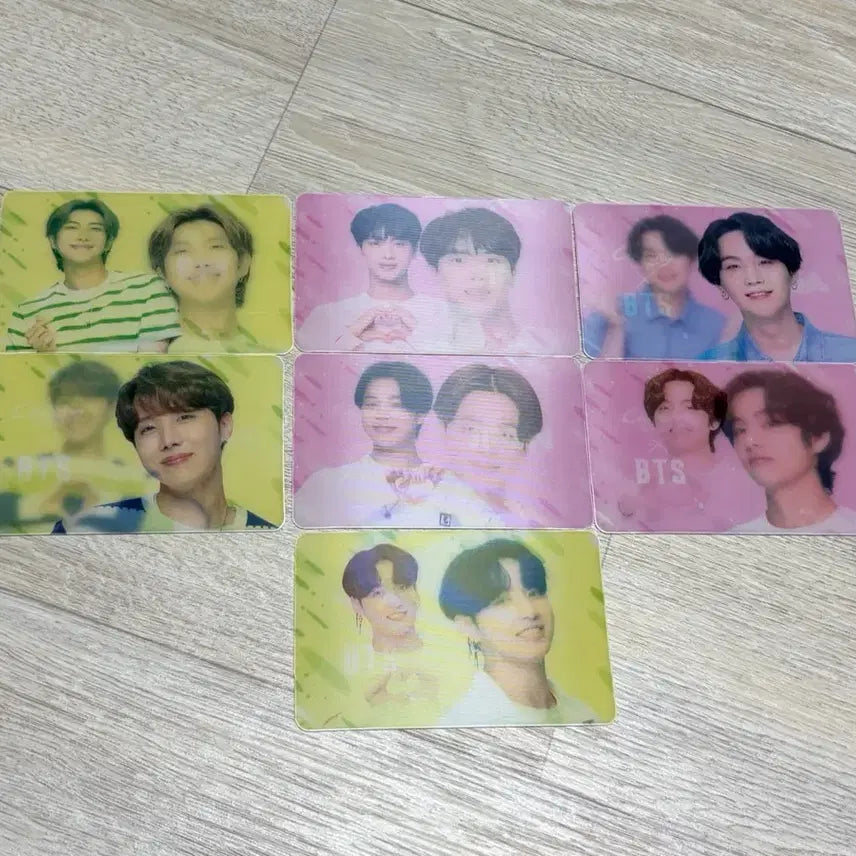 [BUNJANG] BTS Bangtan Sonyeondan Chilsung Cider Lenticular Photocard Bundle Set / [일괄] BTS 방탄소년단 칠성사이다 렌티큘러 포카 판매합니다