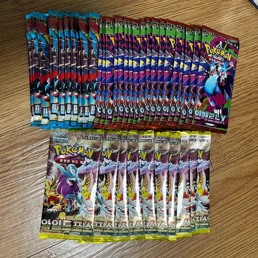 [BUNJANG] Pokemon Cards Inferno X, Mega Brave, Wild Force Search Packs (38 Packs) / 포켓몬 카드 인페르노x 메가브레이브 등 서치팩 38팩