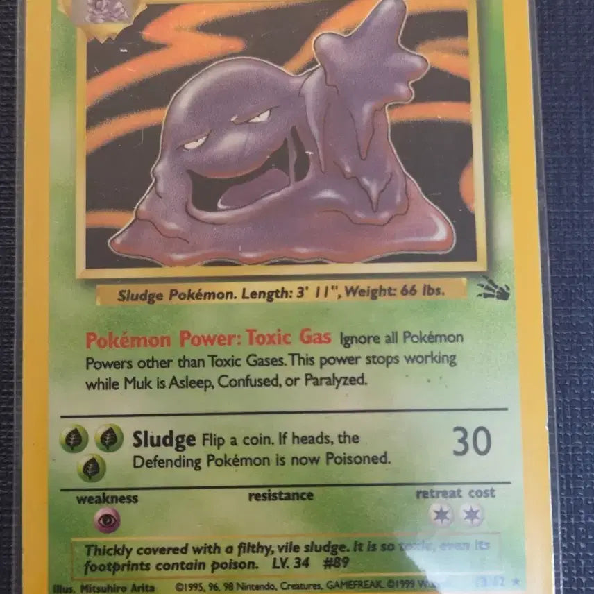 [BUNJANG] Pokemon TCG Muk 13/62 English Edition / 포켓몬카드  muk 영문판  13/62