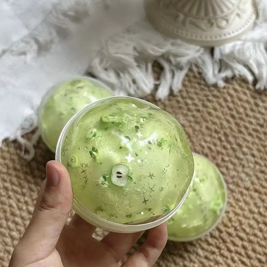 [BUNJANG] Green Apple Squishy Toy / (새상품) 청사과 왁뿌볼 왁뿌 샤오홍슈 슬랑이 말랑이 청사과 슬랑이