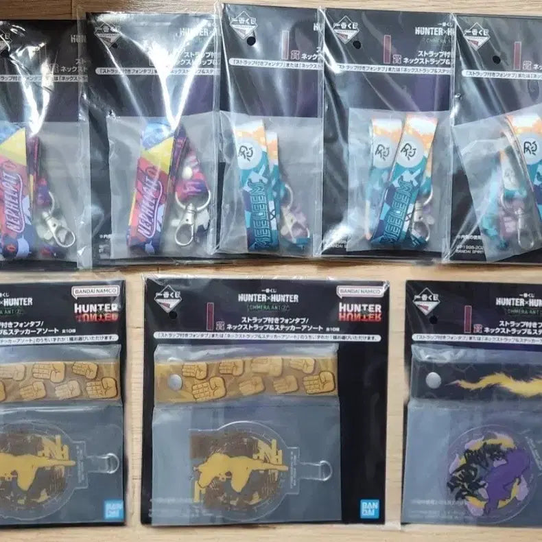 [BUNJANG] Hunter x Hunter Chimera Ant Arc 2 Ichiban Kuji Strap Phone Tab / 헌터x헌터 키메라앤트2 제일복권 i상 스트랩 폰탭 굿즈