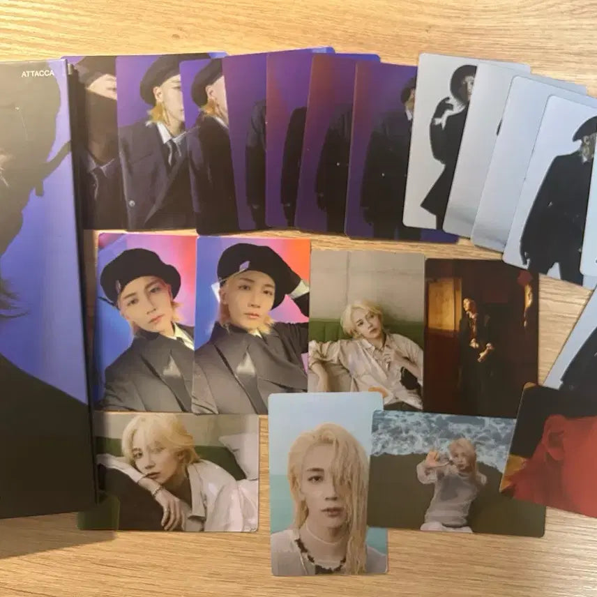 [BUNJANG] SEVENTEEN Attacca Jeonghan Photocard Set with Binder (22 pcs) / 세븐틴 아타카 정한 포카+바인더 22장