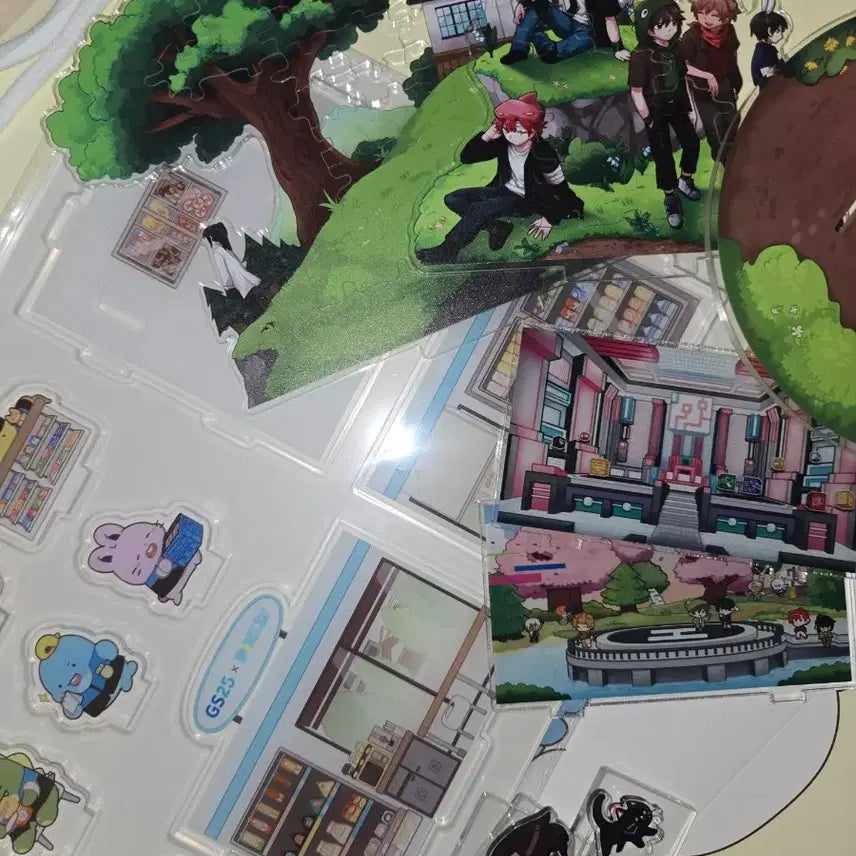 [BUNJANG]  잠뜰 Pixel Art Acrylic Stand Bundle Set / 잠뜰 픽셀리 아크릴 일괄 판매
