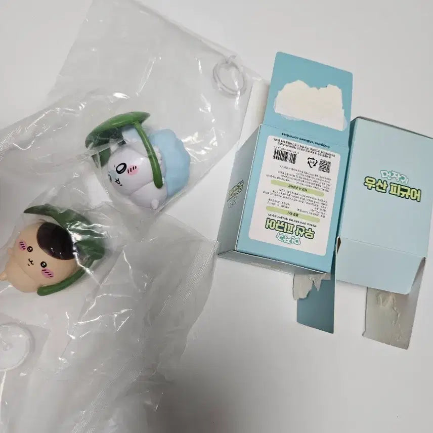 [BUNJANG] Chikawa Umbrella Figure Momonga &amp; Kurimanju Bundle / 롯데시네마 치이카와 우산피규어 모몽가, 쿠리만쥬 일괄 팝니다