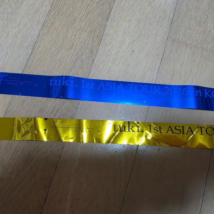 [BUNJANG] Tsuki 1st Asia Tour 2026 Long Tape Bundle Set / 츠키 tuki. 긴테 파랑 금색 45 일괄판매