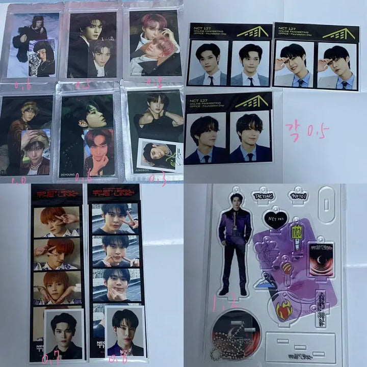 [BUNJANG] NCT 127 Taeyong Doyoung Jungwoo Sanrio Party Package Photocard Set / nct127 태용 도영 정우 굿즈 엠디 판매 양도 앤시티127
