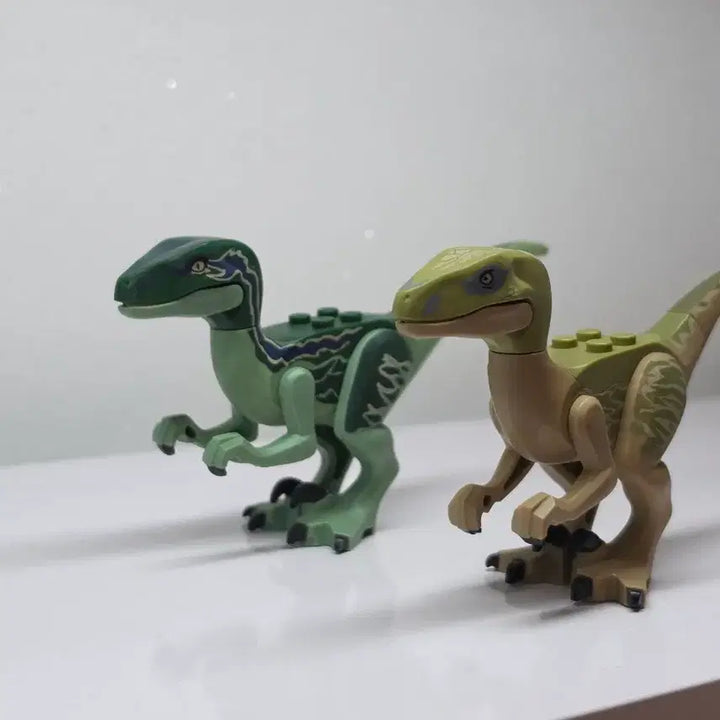 [BUNJANG] LEGO Jurassic World Raptor Figure 2 Types Set / 레고 쥬라기 월드 랩터 피규어 2종 세트