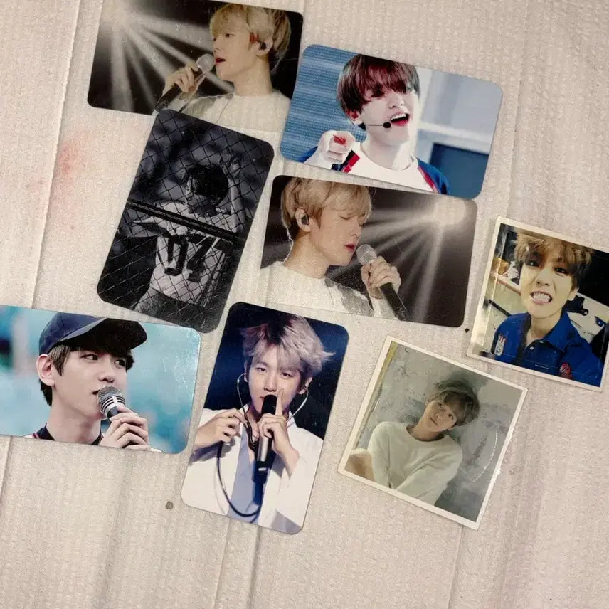[BUNJANG] Baekhyun Photocard and Sticker Set / 사주세요ㅠEXO 엑소 백현 포카 + 스티커 굿즈 일괄 / 백현 콘서트 포토카드