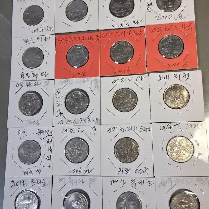 [BUNJANG] United States State Quarter Collection / 미국 주 기념주화 25센트 동전 다수