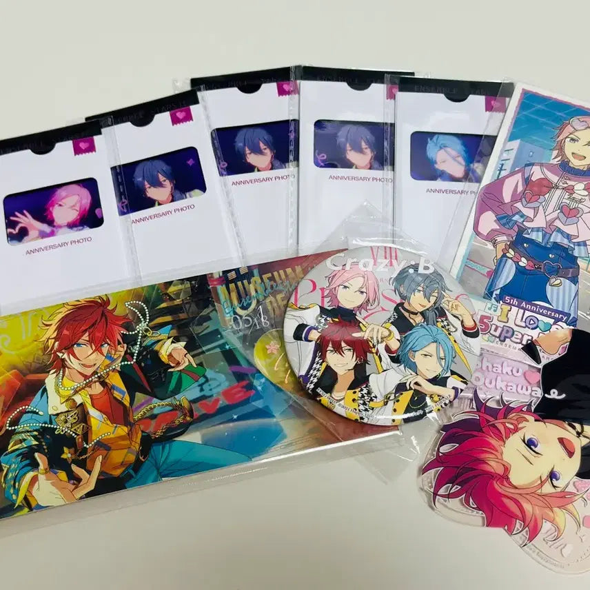[BUNJANG] Ensemble Stars Crazy:B Bundle Set / 앙스타 크레이지비 굿즈 린네 코하쿠 히메루 니키 일괄