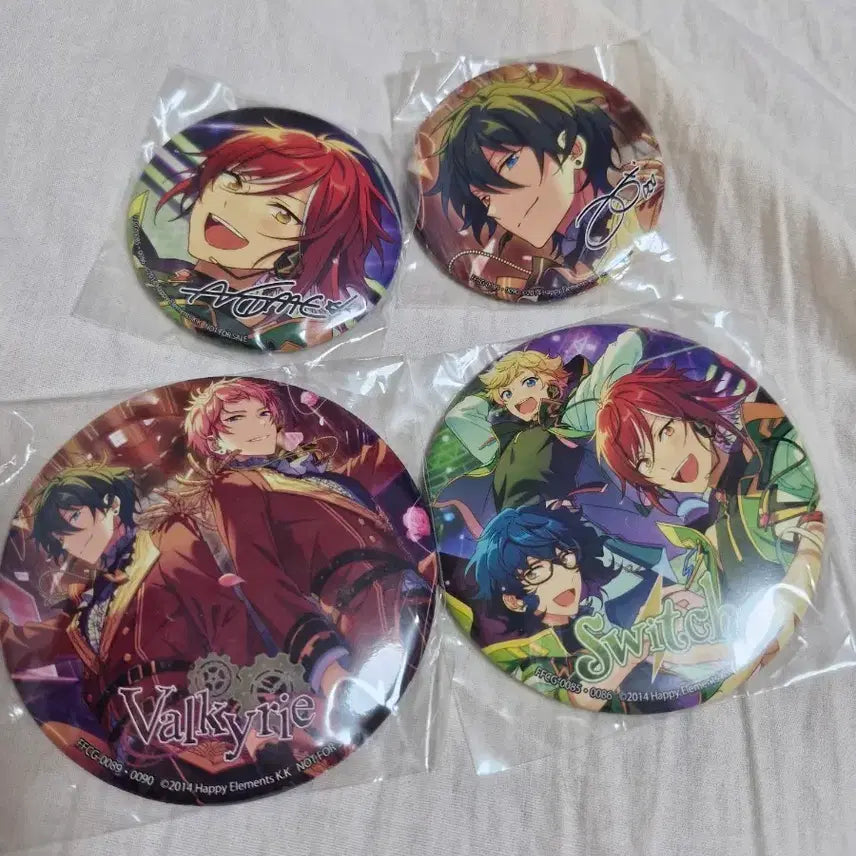 [BUNJANG] Ensemble Stars! Valkyrie Switch Can Badge (Unsealed) / 단순개봉) 앙스타 발키리 스위치 캔뱃지