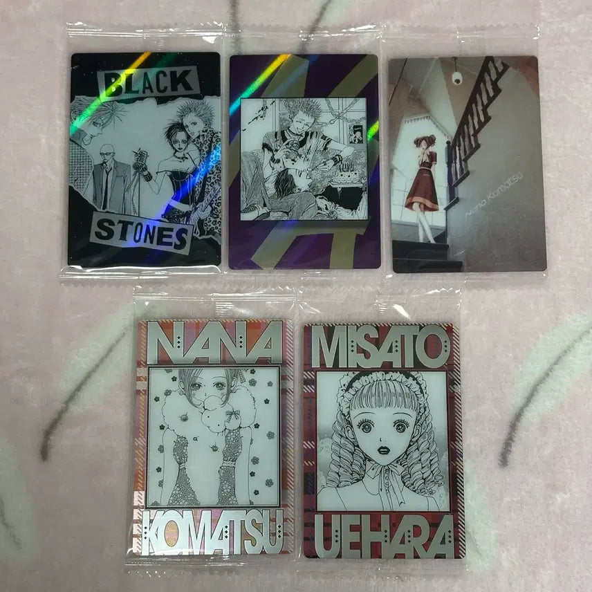 [BUNJANG] NANA Komatsu Osaki, Hachi, Nobu, Shin, Yasu, Yazawa Ai Twin Card Set / NANA 고마츠 오사키 하치 노부 신 야스 미사토 야자와아이 나나 트윈 웨하스 카드 원화
