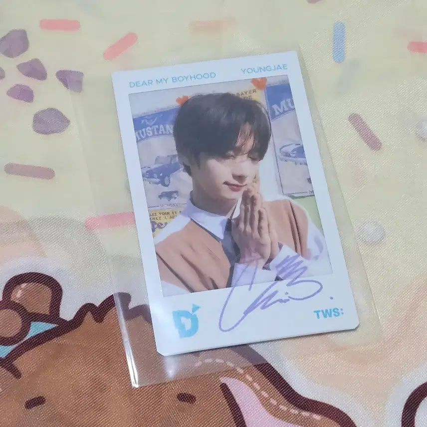 [BUNJANG] Tours Dicon Popup Tokyo Polaroid Youngjae / 투어스 디아이콘 팝업 도쿄 폴라로이드 영재