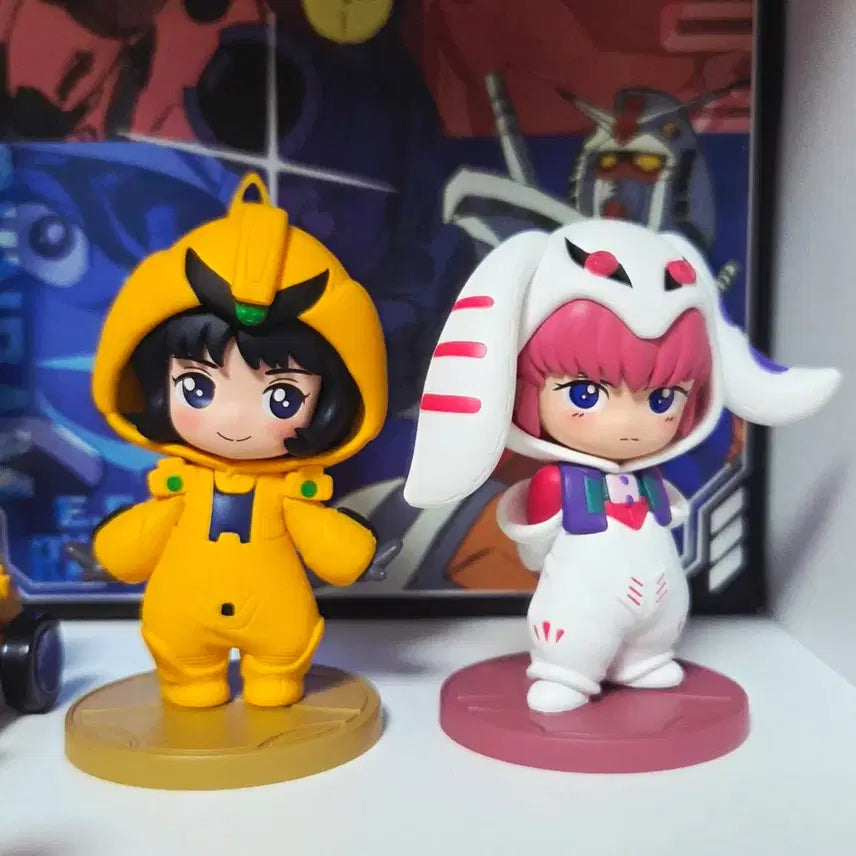 [BUNJANG] Gundam Pajamas Haman Karn &amp; Hamon Figure Bundle / 건담 파자마 피규어 하만+화
