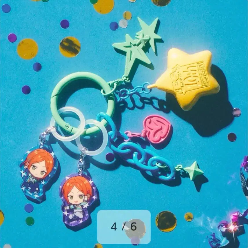 [BUNJANG] Ensemble Stars! 10th Anniversary BRIGHTEST Keyring Holder (Sealed) / [미개봉] 앙스타 10주년 키링 키홀더 BRIGHTEST