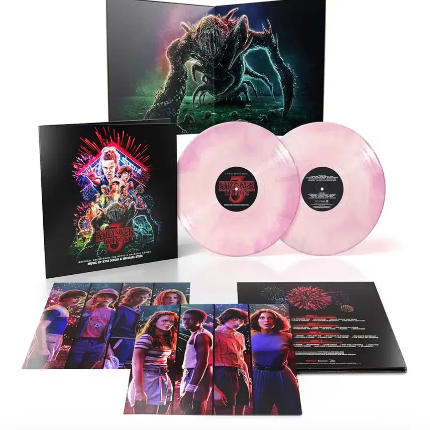 [BUNJANG] Stranger Things 3 OST LP Neon Pink (Sealed) / (미개봉) 기묘한 이야기3 ost lp 네온 핑크