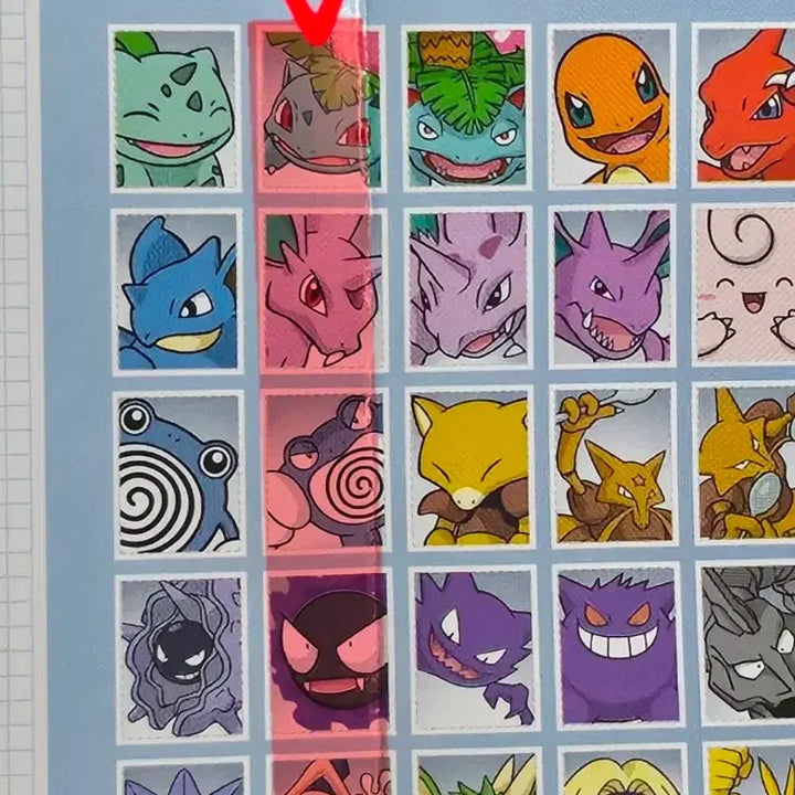 [BUNJANG] Pokemon Proof Photo Set - Series 3 - Bulbasaur Line, Nidoran, Poliwhirl, Gastly, Mr. Mime / 미개봉/ 포켓몬 증명사진 3탄 이상해풀 라인 니드런 강챙이 고오스 마임맨