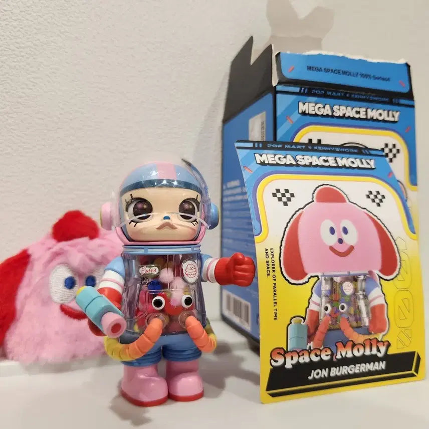 [BUNJANG] Pop Mart Mega Space Molly 4th Edition John Bergeron Figure / 팝마트 메가 스페이스 몰리 4탄 존 버거맨 피규어