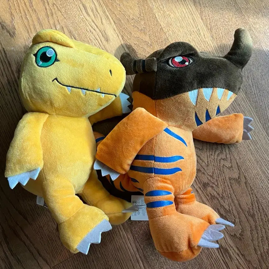 [BUNJANG] Digimon Agumon Greymon Plush Bundle Set / 디지몬 아구몬 그레이몬 인형 일괄