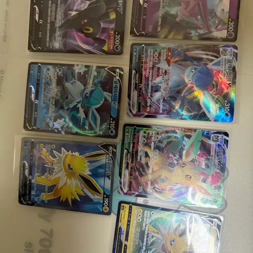[BUNJANG] Pokemon Eevee Heroes Umbreon RR Bundle Set / 포켓몬카드 이브이 히어로즈 블래키 rr등 일괄
