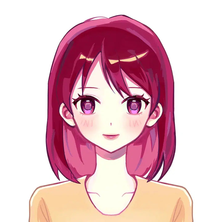 [BUNJANG] Female Character Bust Portrait Commission / 반짝반짝 여캐 두상 증명사진 프로필사진 타입 커미션