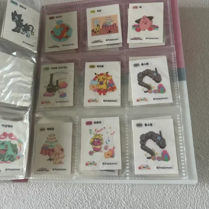 [BUNJANG] Pokémon Stickers (251 Included, Approx. 165 Varieties) / 띠부씰 251번까지 165여종