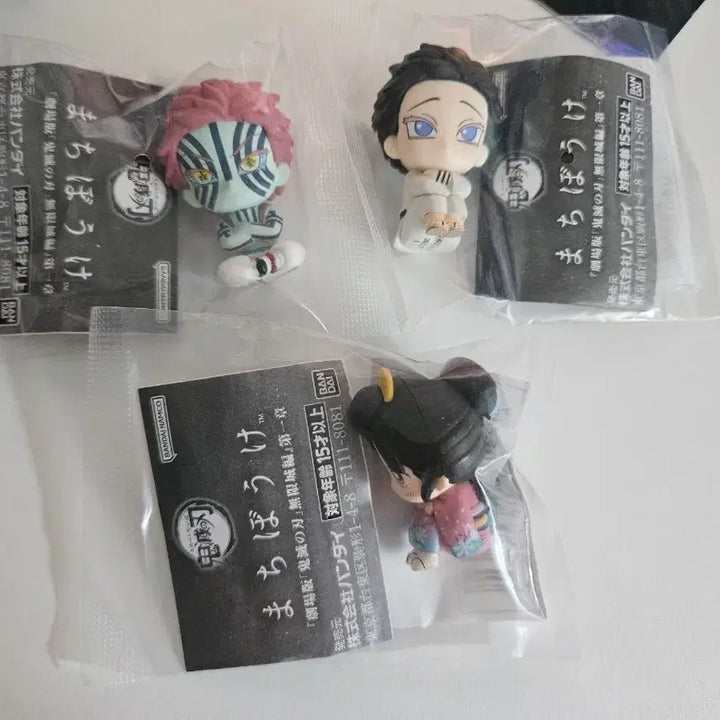 [BUNJANG] Demon Slayer Akaza Hakuji Koyuki Mafuyu Buchi Gacha Figure Bundle Set / 귀멸의 칼날 하쿠지 코유키 아카자 무한성 마치보케 가챠 피규어 일괄