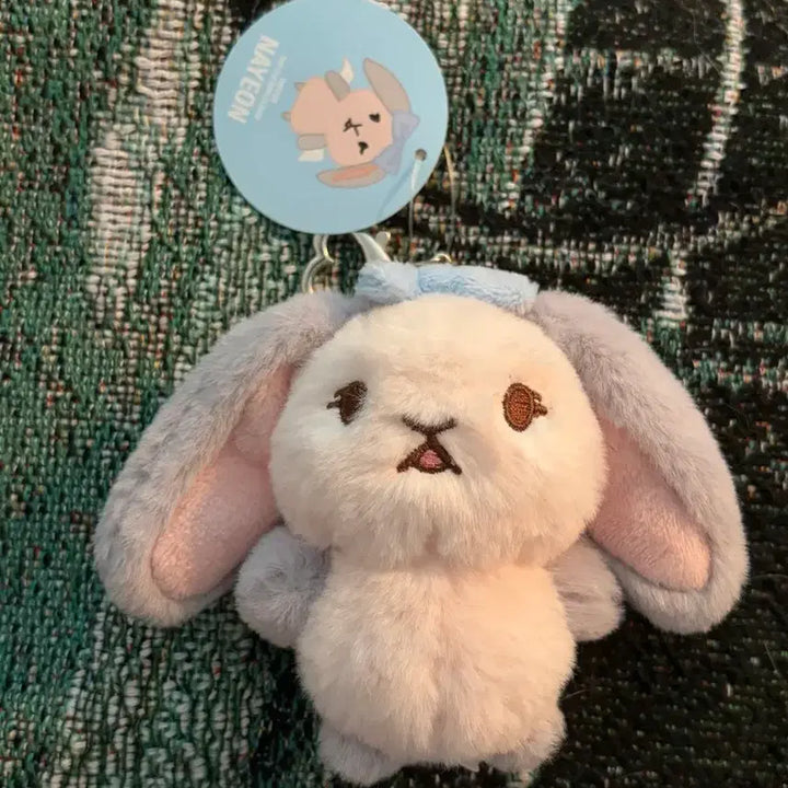 [BUNJANG] TWICE Nayeon ABCD Popup Rabbit Plush Keyring / 트와이스 나연 na ABCD 팝업 토끼 인형 키링
