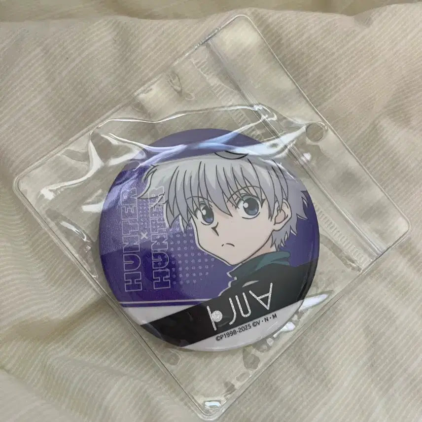 [BUNJANG] Hunter x Hunter Killua Jump Shop Can Badge / 헌터헌터 키르아 점프샵 캔뱃지