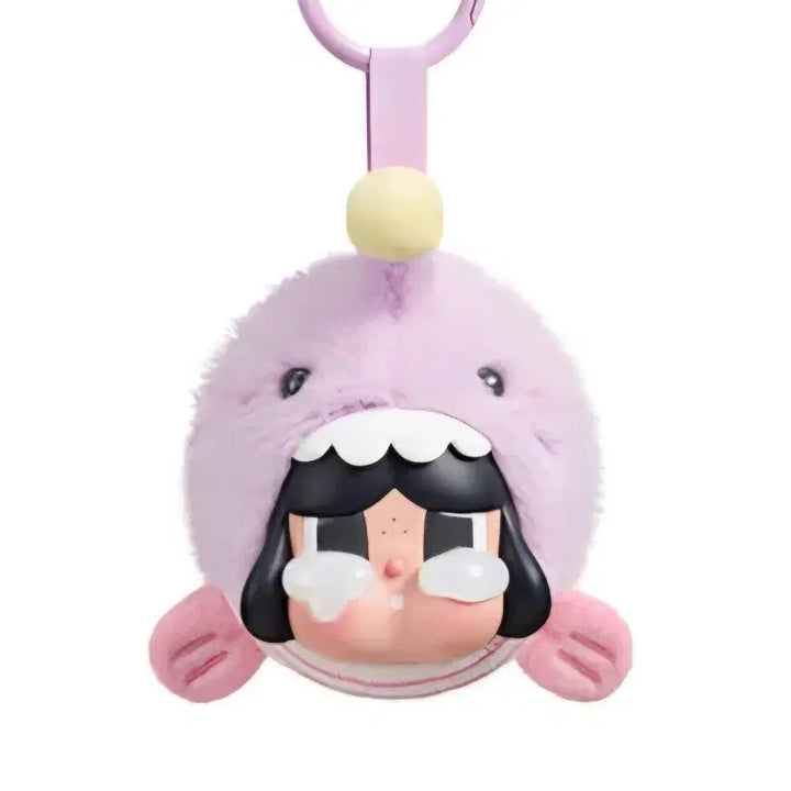 [BUNJANG] Pop Mart Crybaby Tears Sea Anglerfish Plush Keychain (Sealed) / [원가이하/미개봉] 팝마트 크라이베이비 눈물바다 아귀(앵글러피쉬)