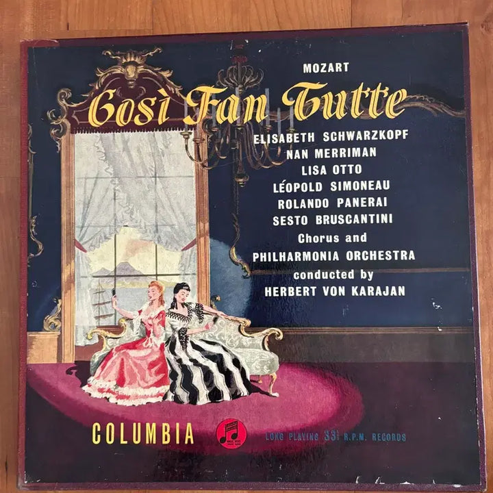 [BUNJANG] Herbert von Karajan Mozart Classical LP Box Set (1955, Mono, 3LP) / 카라얀 지휘 모짜르트 클래식 LP 1955년 Mono 3LP