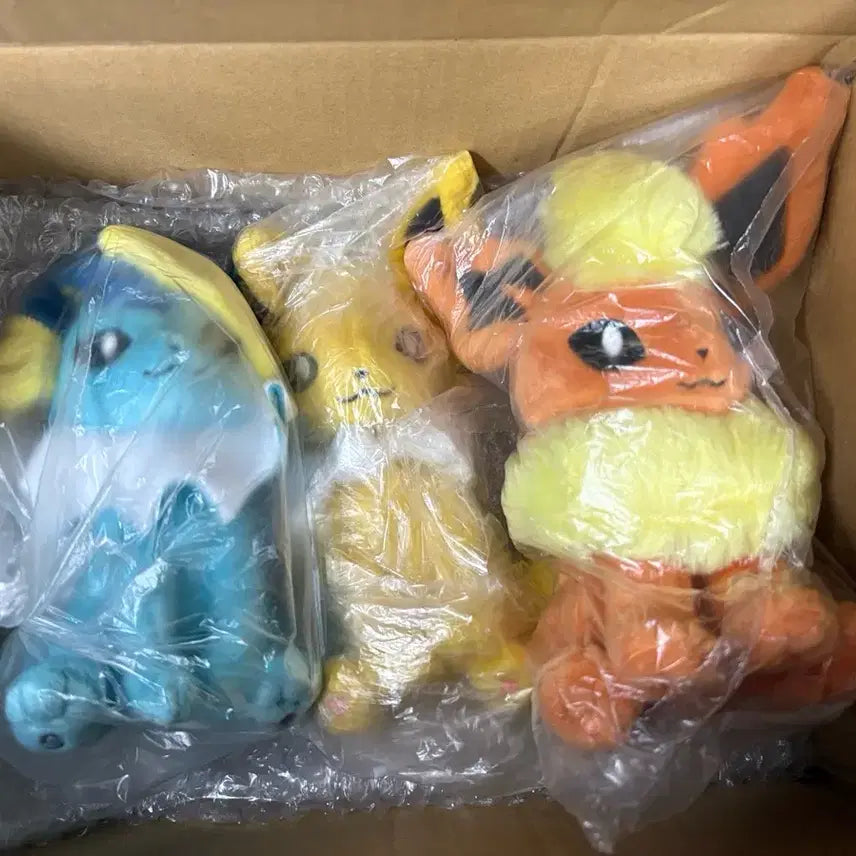 [BUNJANG] Pokemonfit Vaporeon, Jolteon, Flareon Set / 포켓몬fit 샤미드, 쥬피썬더, 부스터 일괄 판매