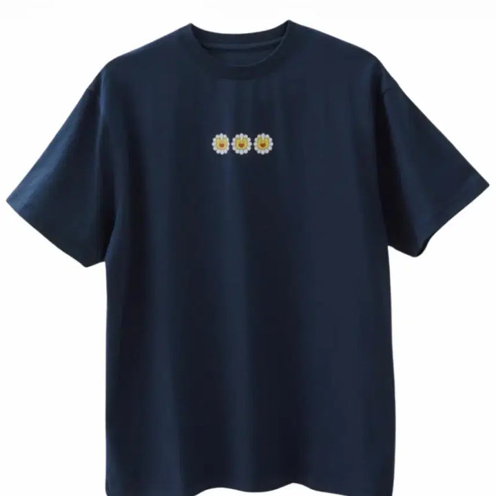 [BUNJANG] NewJeans x Murakami Cotton T-Shirt Navy XL / 뉴진스 x 무라카미 티셔츠 네이비