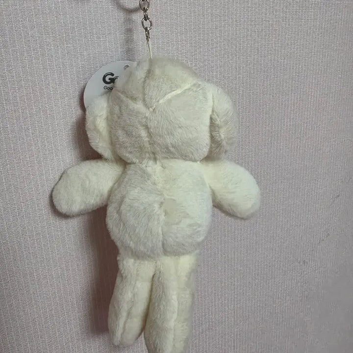 [BUNJANG] Long-Legged White Puppy Plush Keychain / 강아지 인형