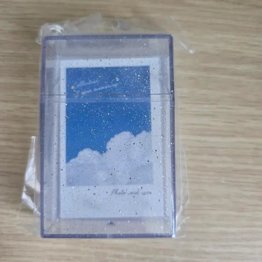 [BUNJANG] Artbox Glitter Clear Photocard Case / 미개봉 새상품 아트박스 글리터 투명 포카케이스 포토카드 보관함