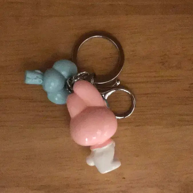 [BUNJANG] My Melody Japanese Retro Style Flat Figure Keychain Doll / 일본고전풍 마이멜로디 플랫 피규어 키링 인형