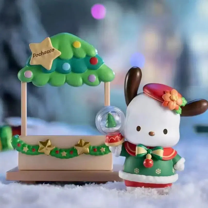 [BUNJANG] ToptToy Christmas Pochacco Figure / 탑토이 크리스마스 포차코 피규어