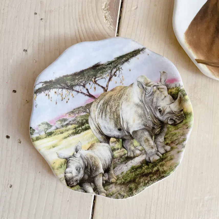 [BUNJANG] Antique English Mini Plates (Set of 2) / 앤틱 영국 미니 접시 2개
