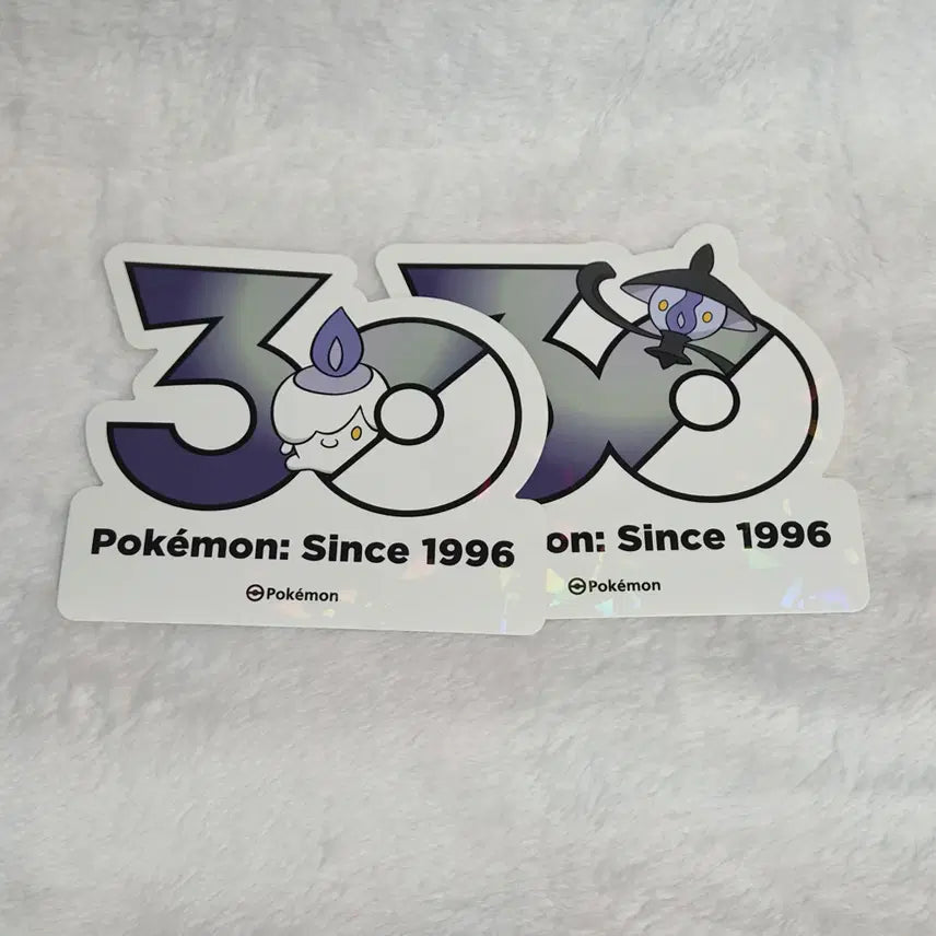 [BUNJANG] Pokemon 30th Anniversary Logo Sticker Set / 포켓몬 30주년 기념 로고 스티커 불켜미, 램프라 판매합니다!