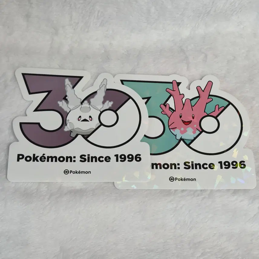 [BUNJANG] Pokemon 30th Anniversary Logo Sticker (Kosanho) / 포켓몬 30주년 기념 로고 스티커 코산호 판매합니다!